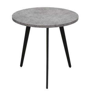 zougris-09.0075 MELODY CONCRETE MDF Φ50Χ50ΕΚ. ΤΡΑΠΕΖΙ ΣΑΛΟΝΙΟΥ