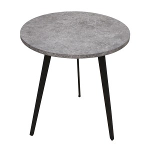 zougris-09.0075 MELODY CONCRETE MDF Φ50Χ50ΕΚ. ΤΡΑΠΕΖΙ ΣΑΛΟΝΙΟΥ