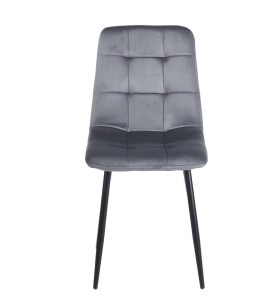 zougris-11.1617 OSCAR GREY VELVET ΥΦΑΣΜΑ ΚΑΡΕΚΛΑ ΜΕΤΑΛΛΙΚΗ