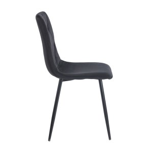 zougris-11.1622 EVA BLACK VELVET ΥΦΑΣΜΑ ΚΑΡΕΚΛΑ ΜΕΤΑΛΛΙΚΗ
