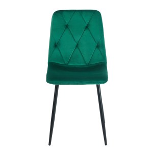 zougris-11.1624 EVA GREEN VELVET ΥΦΑΣΜΑ ΚΑΡΕΚΛΑ ΜΕΤΑΛΛΙΚΗ