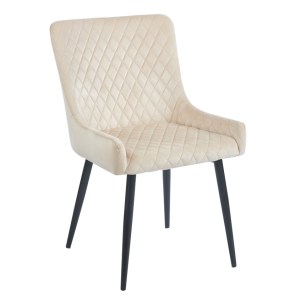 zougris-11.1627 VANESA BEIGE VELVET ΥΦΑΣΜΑ ΚΑΡΕΚΛΑ ΜΕΤΑΛΛΙΚΗ