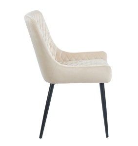 zougris-11.1627 VANESA BEIGE VELVET ΥΦΑΣΜΑ ΚΑΡΕΚΛΑ ΜΕΤΑΛΛΙΚΗ