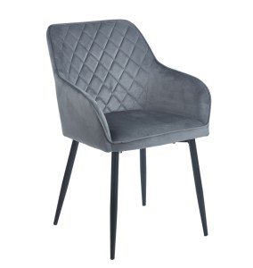 Zougris - 11.1700 SIENA GREY VELVET ΥΦΑΣΜΑ ΠΟΛΥΘΡΟΝΑ ΜΕΤΑΛΛΙΚΗ