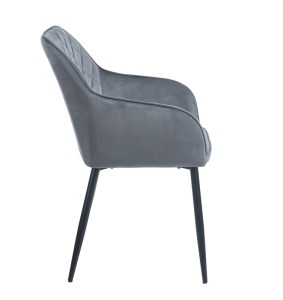 Zougris - 11.1700 SIENA GREY VELVET ΥΦΑΣΜΑ ΠΟΛΥΘΡΟΝΑ ΜΕΤΑΛΛΙΚΗ