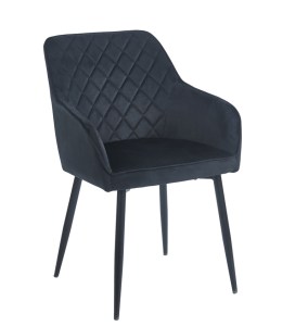 zougris-11.1701 SIENA BLACK VELVET ΥΦΑΣΜΑ ΠΟΛΥΘΡΟΝΑ ΜΕΤΑΛΛΙΚΗ