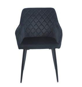 zougris-11.1701 SIENA BLACK VELVET ΥΦΑΣΜΑ ΠΟΛΥΘΡΟΝΑ ΜΕΤΑΛΛΙΚΗ