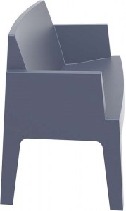 zougris-20.0116 BOX DARK GREY KANAΠEΣ ΠΟΛ/ΝΙΟΥ