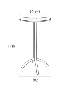 Zougris - 20.0169 OCTOPUS BAR Φ60Χ108ΕΚ.TAUPE ΠΟΛ/ΝΙΟΥ