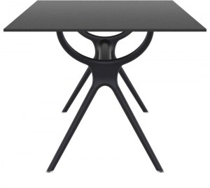 zougris-20.0186 AIR ΤΡΑΠΕΖΙ 180Χ90Χ74ΕΚ. BLACK LAMINATE 12MM