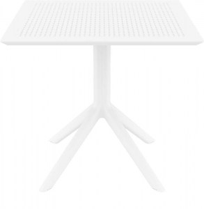 zougris-20.0244 SKY WHITE 80X80X74ΕΚ. ΤΡΑΠΕΖΙ ΠΟΛ/ΝΙΟΥ