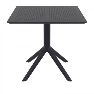 zougris-20.0246 SKY BLACK 80X80X74ΕΚ. ΤΡΑΠΕΖΙ ΠΟΛ/ΝΙΟΥ