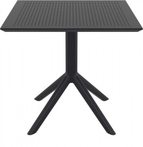 zougris-20.0246 SKY BLACK 80X80X74ΕΚ. ΤΡΑΠΕΖΙ ΠΟΛ/ΝΙΟΥ