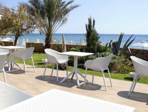 zougris-20.0251 SKY TAUPE 70X70X74ΕΚ. ΤΡΑΠΕΖΙ ΠΟΛ/ΝΙΟΥ