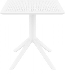 zougris-20.0252 SKY WHITE 70X70X74ΕΚ. ΤΡΑΠΕΖΙ ΠΟΛ/ΝΙΟΥ