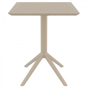 zougris-20.0281 SKY TAUPE 60Χ60X74ΕΚ. ΤΡΑΠΕΖΙ ΠΤΥΣ/ΝΟ ΠΟΛ/ΝΙΟΥ