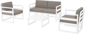 zougris-20.0447 MYKONOS SET 2ΘΕΣ.WHITE ΜΕ ΜΑΞ.(2ΘΕΣ.+2ΠΟΛ.+ΤΡΑΠ 65ΕΚ.)