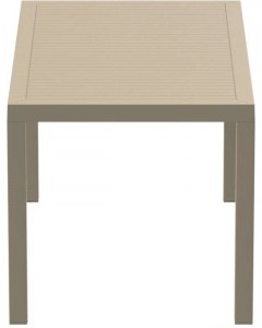 zougris-20.0535 ARES ΤΡΑΠΕΖΙ 140Χ80Χ75ΕΚ. TAUPE ΠΟΛ/ΝΙΟΥ