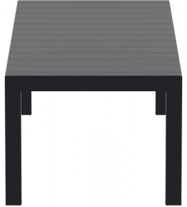zougris-20.0580 VEGAS BLACK 100X260/300Χ75ΕΚ. ΕΠΕΚΤ.ΤΡΑΠΕΖΙ ΠΟΛ/ΝΙΟΥ