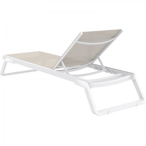 zougris-20.0687 TROPIC ΞΑΠΛΩΣΤΡΑ WHITE/TAUPE ΑΛΟΥΜ-ΠΟΛ/ΝΙΟΥ