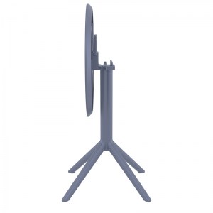 zougris-20.0728 SKY DARK GREY Φ60X74ΕΚ. ΤΡΑΠΕΖΙ ΠΤΥΣ/ΝΟ ΠΟΛ/ΝΙΟΥ