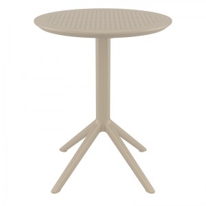 zougris-20.0729 SKY TAUPE Φ60X74ΕΚ. ΤΡΑΠΕΖΙ ΠΤΥΣ/ΝΟ ΠΟΛ/ΝΙΟΥ
