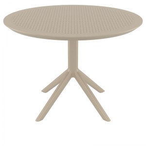 zougris-20.0811 SKY TAUPE Φ105X74ΕΚ. ΤΡΑΠΕΖΙ ΠΟΛ/ΝΙΟΥ