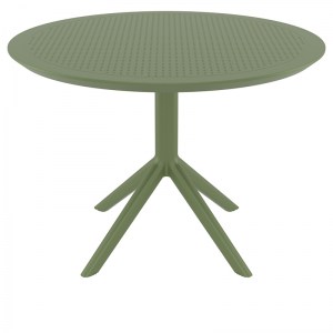 zougris-20.0812 SKY OLIVE GREEN Φ105X74ΕΚ. ΤΡΑΠΕΖΙ ΠΟΛ/ΝΙΟΥ