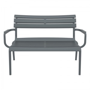 zougris-20.0857 PARIS ΚΑΝΑΠΕΣ DARK GREY 116X70X75ΕΚ. ΠΟΛ/ΝΙΟΥ