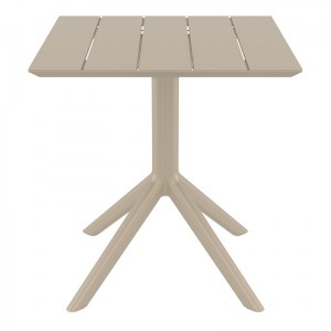 zougris-20.0864 PARIS TAUPE 70X70X74ΕΚ. ΤΡΑΠΕΖΙ ΠΟΛ/ΝΙΟΥ