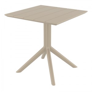 zougris-20.0864 PARIS TAUPE 70X70X74ΕΚ. ΤΡΑΠΕΖΙ ΠΟΛ/ΝΙΟΥ