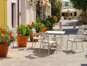 Zougris - 20.0865 PARIS WHITE 80X80X74ΕΚ. ΤΡΑΠΕΖΙ ΠΟΛ/ΝΙΟΥ