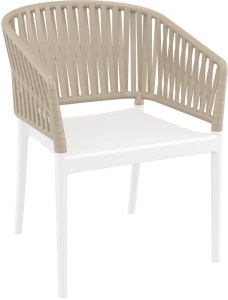 zougris-20.0876 PORTOFINO WHITE/TAUPE ΠΟΛΥΘΡΟΝΑ ΠΟΛ/ΝΙΟΥ