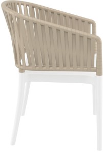 zougris-20.0876 PORTOFINO WHITE/TAUPE ΠΟΛΥΘΡΟΝΑ ΠΟΛ/ΝΙΟΥ