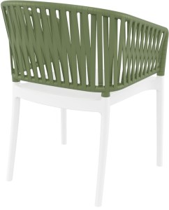zougris-20.0879 PORTOFINO WHITE/OLIVE GREEN ΠΟΛΥΘΡΟΝΑ ΠΟΛ/ΝΙΟΥ