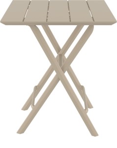 zougris-20.0894 HELEN TAUPE 60Χ60X74ΕΚ. ΤΡΑΠΕΖΙ ΠΤΥΣ/ΝΟ ΠΟΛ/ΝΙΟΥ