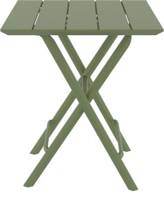 zougris-20.0895 HELEN OLIVE GREEN 60Χ60X74ΕΚ. ΤΡΑΠΕΖΙ ΠΤΥΣ/ΝΟ ΠΟΛ/ΝΙΟΥ