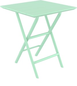 zougris-20.0897 HELEN OPALINE GREEN 60Χ60X74ΕΚ. ΤΡΑΠΕΖΙ ΠΤΥΣ/ΝΟ ΠΟΛ/ΝΙΟΥ