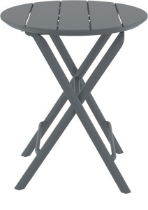 zougris-20.0899 HELEN DARK GREY Φ60X74ΕΚ. ΤΡΑΠΕΖΙ ΠΤΥΣ/ΝΟ ΠΟΛ/ΝΙΟΥ