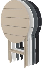 zougris-20.0900 HELEN BLACK Φ60X74ΕΚ. ΤΡΑΠΕΖΙ ΠΤΥΣ/ΝΟ ΠΟΛ/ΝΙΟΥ