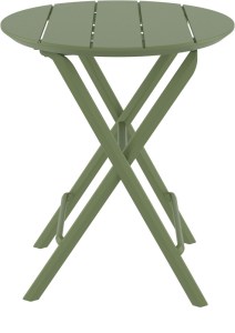 zougris-20.0902 HELEN OLIVE GREEN Φ60X74ΕΚ. ΤΡΑΠΕΖΙ ΠΤΥΣ/ΝΟ ΠΟΛ/ΝΙΟΥ