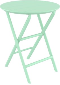 zougris-20.0904 HELEN OPALINE GREEN Φ60X74ΕΚ. ΤΡΑΠΕΖΙ ΠΤΥΣ/ΝΟ ΠΟΛ/ΝΙΟΥ