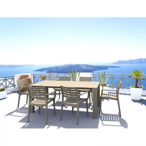 zougris-20.9969 ΣΕΤ ΤΡΑΠΕΖΑΡΙΑΣ 7ΤΜΧ VEGAS ARTEMIS TAUPE 100X180/220Χ75ΕΚ.
