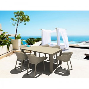 zougris-20.9971 ΣΕΤ ΤΡΑΠΕΖΑΡΙΑΣ 7ΤΜΧ VEGAS SKY PRO TAUPE 100X180/220Χ75ΕΚ.