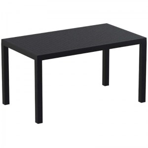 zougris-20.9972 ΣΕΤ ΤΡΑΠΕΖΑΡΙΑΣ 5ΤΜΧ ARES LOFT BLACK 140Χ80Χ75ΕΚ.