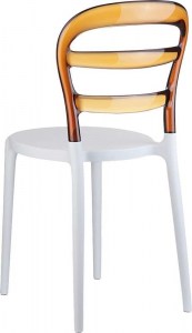 zougris-32.0046 BIBI WHITE/AMBER TRANSP.ΚΑΡΕΚΛΑ