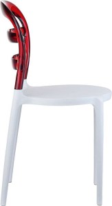 zougris-32.0050 BIBI WHITE/RED TRANSP.ΚΑΡΕΚΛΑ