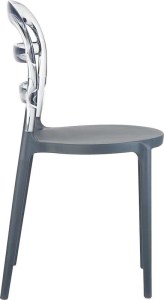 zougris-32.0052 BIBI DARK GREY/CLEAR(Σ4)TRANSP.ΚΑΡΕΚΛΑ