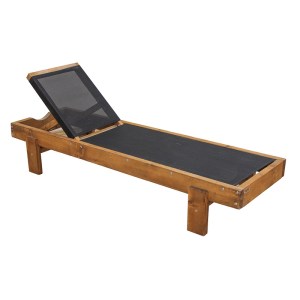 zougris-34.0012 LEDA ΞΑΠΛΩΣΤΡΑ ΞΥΛ./TEXTILENE 2X2 77X200X35ΕΚ. ΚΑΡΥΔΙ