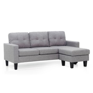 Zougris - 40.0066 LIANA S GREY ΥΦΑΣΜΑ ΓΩΝΙΑ 185Χ126X84ΕΚ.